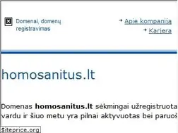 Sites similar to homosanitus.lt