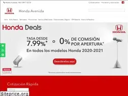 Sites similar to hondaavenida.com.mx