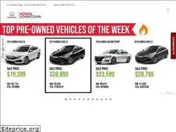 Sites similar to hondadowntown.ca