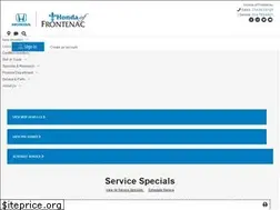Sites similar to hondafrontenac.com