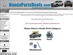Sites similar to hondapartsdeals.com
