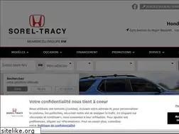 Sites similar to hondasoreltracy.com