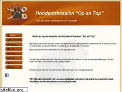 Sites similar to hondentrimsalonopentop.nl