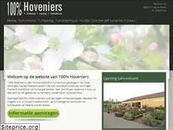 Sites similar to honderdprocenthoveniers.nl