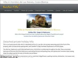 Sites similar to hondon-villa.co.uk