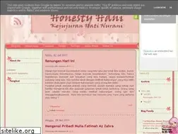 Sites similar to honestyhani.blogspot.com