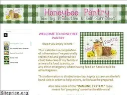 Sites similar to honeybeepantry.com