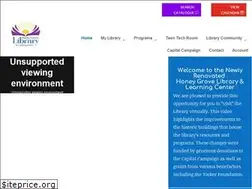 Sites similar to honeygrovelibrary.org