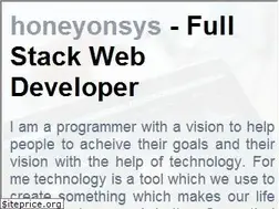 Sites similar to honeyonsys.github.io