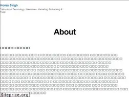 Sites similar to honeysingh.com