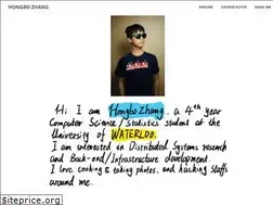 Sites similar to hongbozhang.me