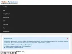 Sites similar to honlapkeszitesarak.hu
