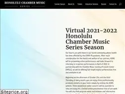 Sites similar to honoluluchambermusicseries.org