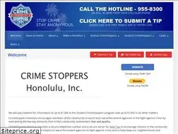 Sites similar to honolulucrimestoppers.org