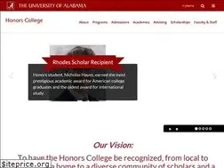Sites similar to honors.ua.edu