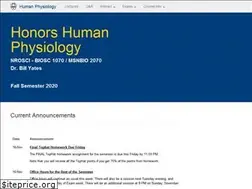 Sites similar to honorshumanphysiology.com