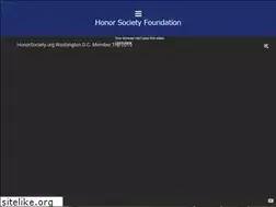Sites similar to honorsocietyfoundation.org