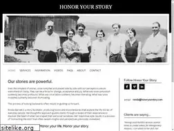 Sites similar to honoryourstory.com