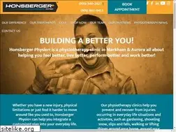 Sites similar to honsbergerphysio.com