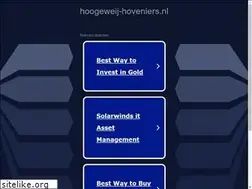Sites similar to hoogeweij-hoveniers.nl