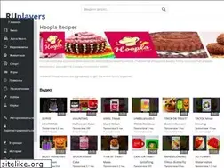 Sites similar to hooplakidzrecipes.ruplayers.com