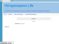 Sites similar to hooponoponolife.blogspot.com