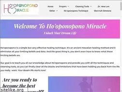Sites similar to hooponoponomiracle.com