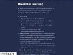 Sites similar to hoosonline.virginia.edu