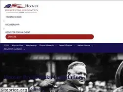 Sites similar to hooverpresidentialfoundation.org