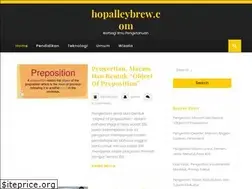 Sites similar to hopalleybrew.com