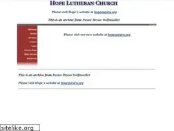 Sites similar to hope-aurora.org