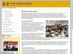 Sites similar to hope-baden-baden.de