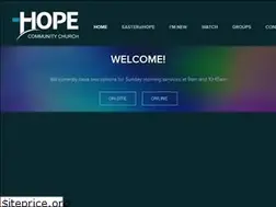 Sites similar to hope-cc.org