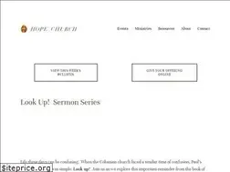 Sites similar to hope-church.com