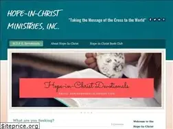 Sites similar to hope-in-christ.com
