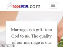 Sites similar to hope2018.com