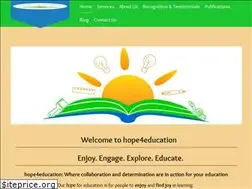 Sites similar to hope4education.com