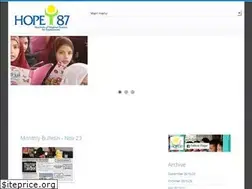 Sites similar to hope87.org
