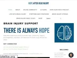Sites similar to hopeafterheadinjury.com