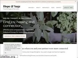 Sites similar to hopeandsagetherapy.com