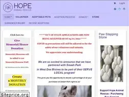 Sites similar to hopeanimalrescueofiowa.org
