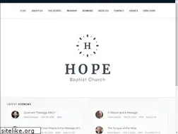 Sites similar to hopebaptistchurch.info