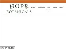 Sites similar to hopebotanicals.com