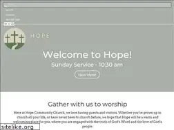 Sites similar to hopecc.us