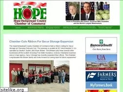 Sites similar to hopechamberofcommerce.com