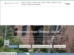 Sites similar to hopechristianchurch.org