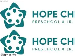 Sites similar to hopechristianpreschool.org