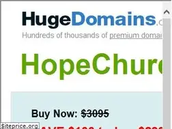 Sites similar to hopechurchofchrist.com
