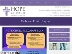 Sites similar to hopechurchws.org