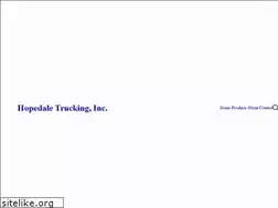 Sites similar to hopedaletrucking.com